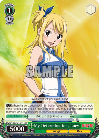 My Determination, Lucy - FT/EN-S02-033S - Super Rare available at 401 Games Canada