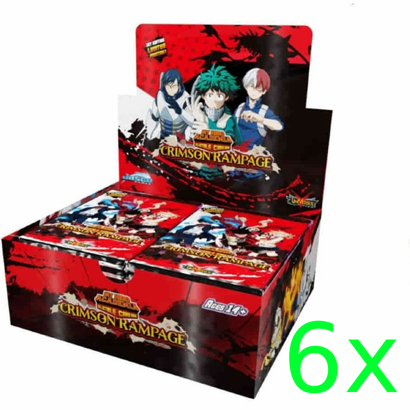 My Hero Academia Universus CCG Booster Box - Crimson Rampage - Case of 6 available at 401 Games Canada