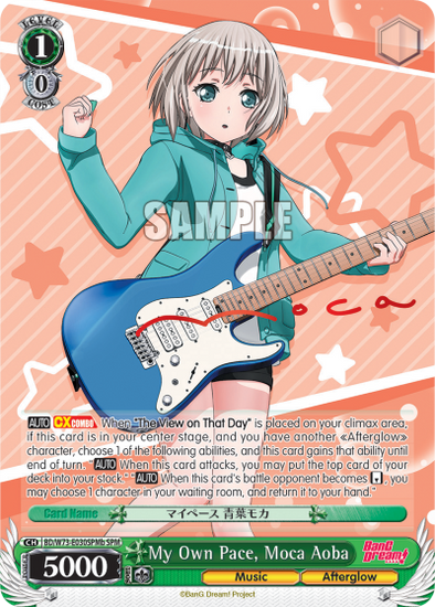 My Own Pace, Moca Aoba - BD/W73-E030SPMb - Special Pack Rare (B) available at 401 Games Canada