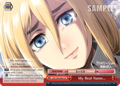 My Real Name... - AOT/S50-E082 - Climax Rare available at 401 Games Canada