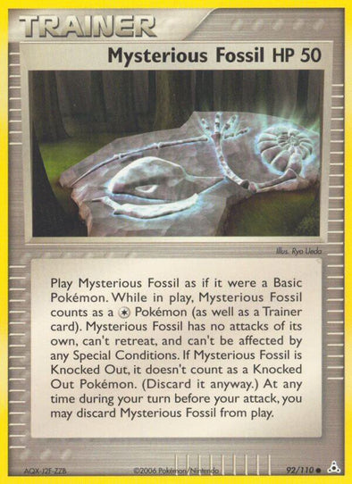 Mysterious Fossil - 92/110 - Common available at 401 Games Canada