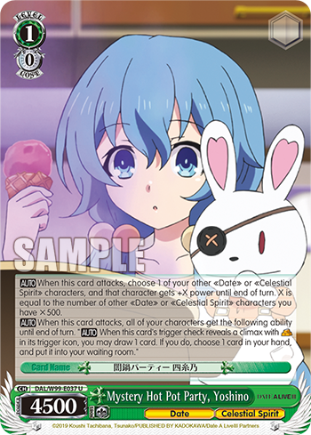 Mystery Hot Pot Party, Yoshino - DAL/W99-E037 - Uncommon available at 401 Games Canada