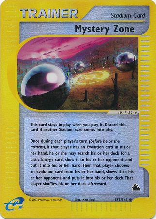 Mystery Zone - 137/144 - Uncommon - Reverse Holo available at 401 Games Canada