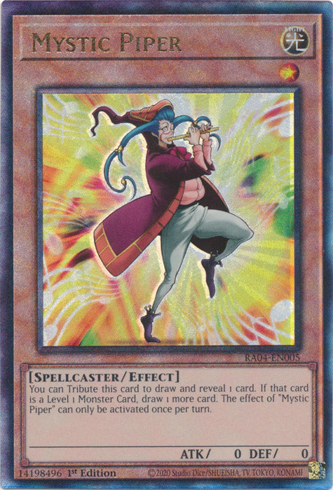 Mystic Piper (PUR) - RA04-EN005 - Prismatic Ultimate Rare - 1st Edition