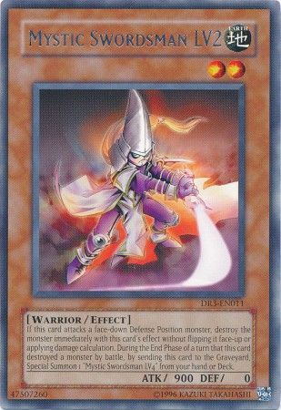 Mystic Swordsman LV2 - DR3-EN011 - Rare available at 401 Games Canada