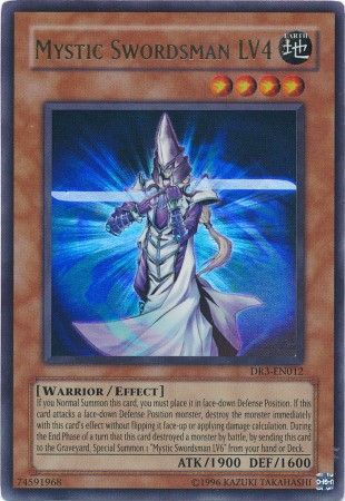 Mystic Swordsman LV4 - DR3-EN012 - Ultra Rare available at 401 Games Canada