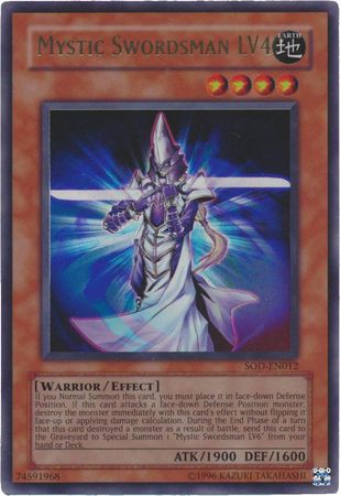 Mystic Swordsman LV4 - SOD-EN012 - Ultra Rare - Unlimited available at 401 Games Canada