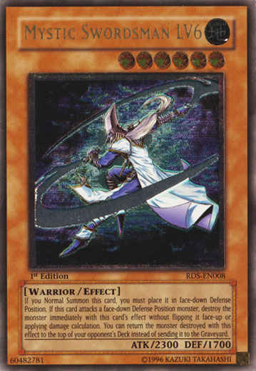Mystic Swordsman LV6 - RDS-EN008 - Ultimate Rare - 1st Edition available at 401 Games Canada