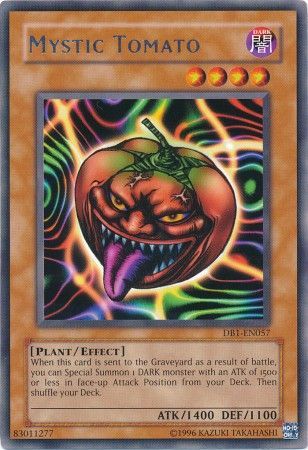Mystic Tomato - DB1-EN057 - Rare available at 401 Games Canada