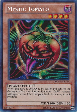 Mystic Tomato - LCYW-EN239 - Secret Rare - Unlimited available at 401 Games Canada