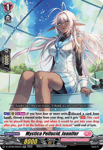 Mystica Pellucid, Jennifer - D-LBT03/025 - Double Rare available at 401 Games Canada