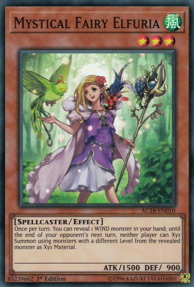 Mystical Fairy Elfuria - AC18-EN010 - Super Rare - 1st Edition available at 401 Games Canada