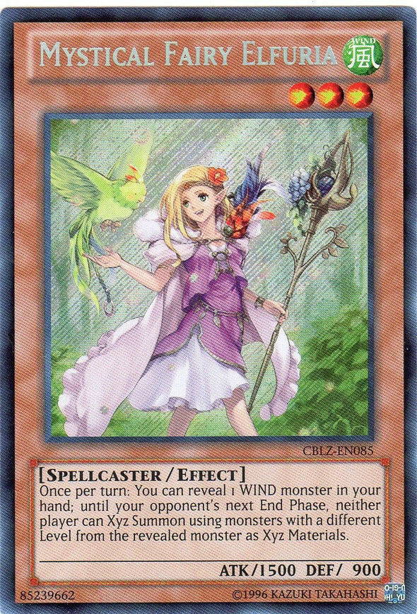 Mystical Fairy Elfuria - CBLZ-EN085 - Secret Rare - Unlimited available at 401 Games Canada