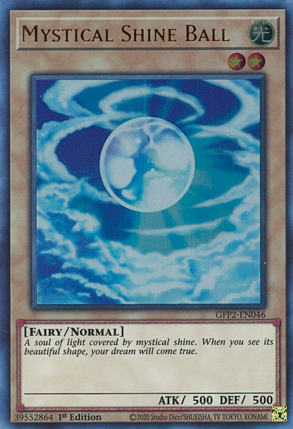 Mystical Shine Ball - GFP2-EN046 - Ultra Rare - 1st Edition available at 401 Games Canada