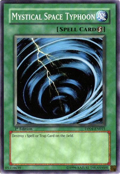Mystical Space Typhoon - DP04-EN015 - Common - 1st Edition available at 401 Games Canada