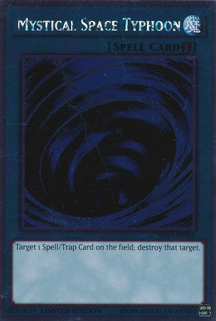 Mystical Space Typhoon - NKRT-EN040 - Platinum Rare - Limited Edition available at 401 Games Canada
