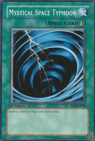 Mystical Space Typhoon - SD4-EN016 - Common - 1st Edition available at 401 Games Canada