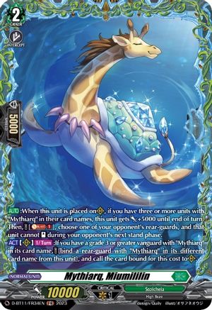 Mythiarq, Miumililin - D-BT11/FR34EN - Frame Rare available at 401 Games Canada