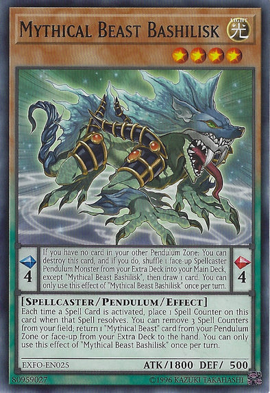 Mythical Beast Bashilisk - EXFO-EN025 - Rare - Unlimited available at 401 Games Canada