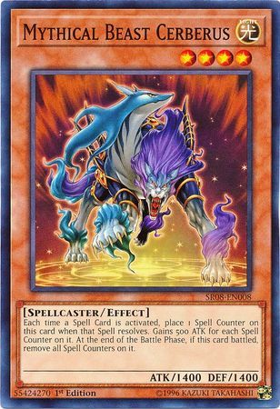Mythical Beast Cerberus - SR08-EN008 - Common - 1st Edition available at 401 Games Canada