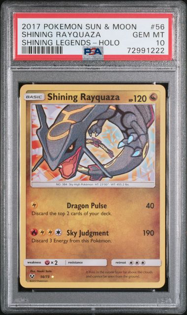 Shining Rayquaza - Shining Legends - Holo - PSA GEM MT 10