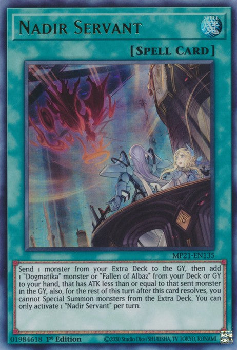 Nadir Servant - MP21-EN135 - Ultra Rare - 1st Edition available at 401 Games Canada