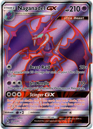 Naganadel GX - 121/131 - Full Art Ultra Rare available at 401 Games Canada