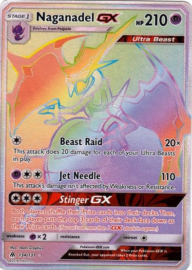 Naganadel GX - 134/131 - Hyper Rare available at 401 Games Canada