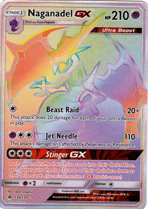 Naganadel GX - 134/131 - Hyper Rare available at 401 Games Canada