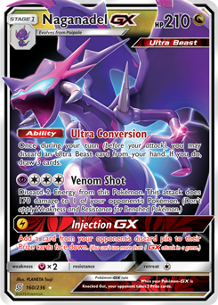 Naganadel GX - 160/236 - Ultra Rare available at 401 Games Canada