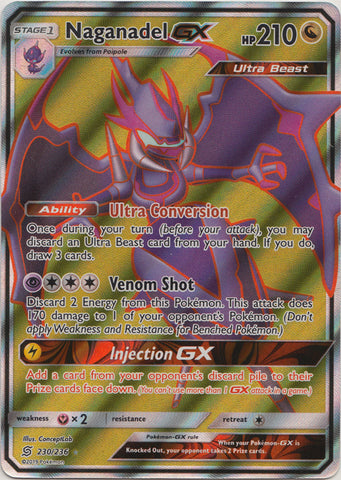 Naganadel GX - 230/236 - Full Art Ultra Rare available at 401 Games Canada