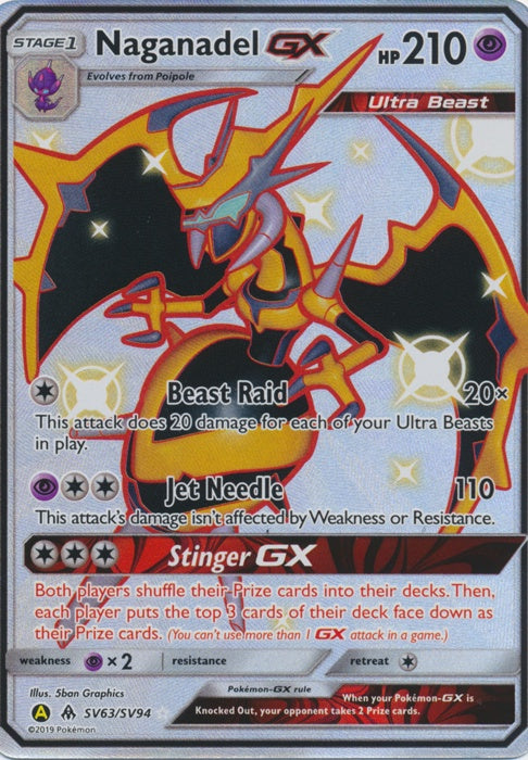Naganadel GX - SV63/SV94 - Shiny Ultra Rare available at 401 Games Canada