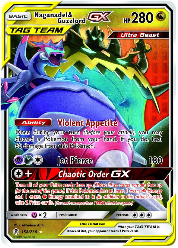 Naganadel & Guzzlord GX - 158/236 - Ultra Rare available at 401 Games Canada