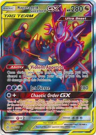Naganadel & Guzzlord GX - 223/236 - Full Art Ultra Rare available at 401 Games Canada