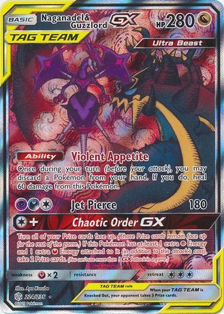 Naganadel & Guzzlord GX - 224/236 - Alternate Art Ultra Rare available at 401 Games Canada