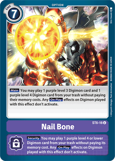 Nail Bone - ST6-16 - Uncommon available at 401 Games Canada