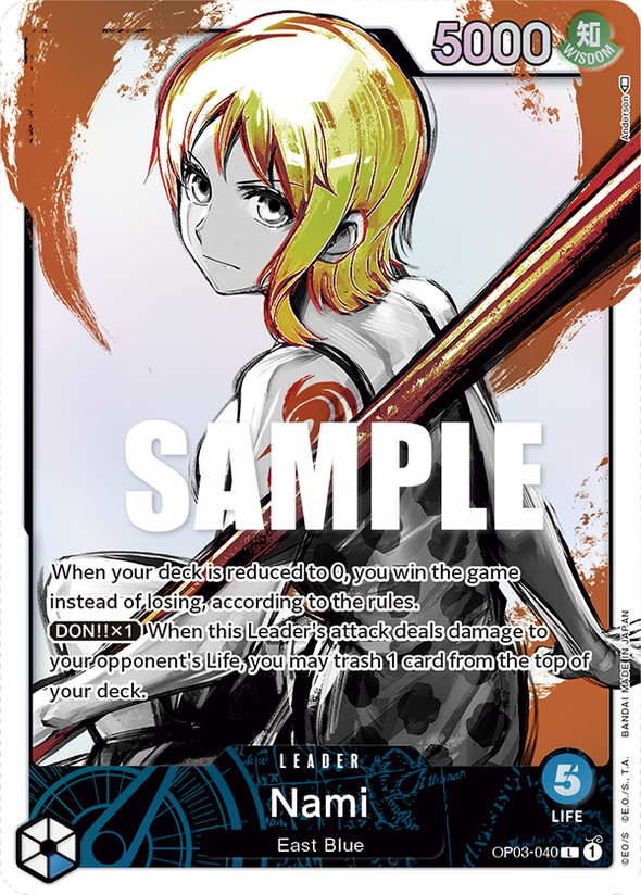 Nami (Alternate Art) - OP03-040 - Leader available at 401 Games Canada