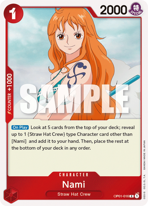 Nami - OP01-016 - Rare available at 401 Games Canada