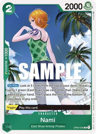 Nami - OP03-030 - Rare available at 401 Games Canada