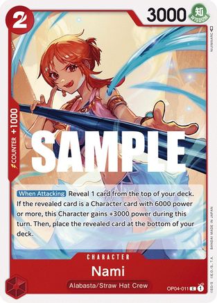 Nami - OP04-011 - Common available at 401 Games Canada