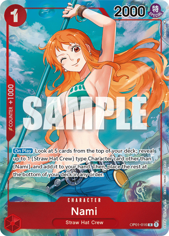 Nami (Parallel) - OP01-016 - Rare available at 401 Games Canada