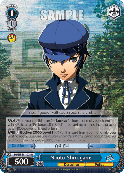 Naoto Shirogane - P4/EN-S01-078 - Rare available at 401 Games Canada