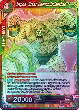 Nappa, Break Cannon Unleashed - EB1-58 - Rare (FOIL) available at 401 Games Canada