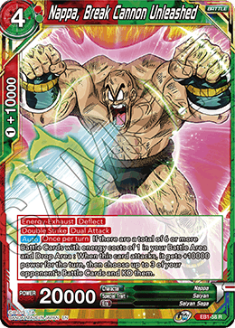 Nappa, Break Cannon Unleashed - EB1-58 - Rare available at 401 Games Canada