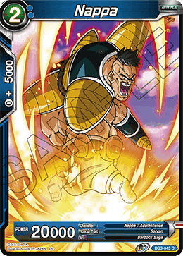 Nappa - DB3-043 - Common available at 401 Games Canada