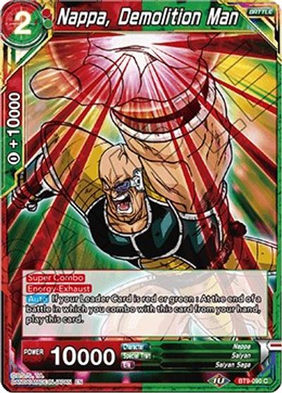 Nappa, Demolition Man - BT9-090 - Common available at 401 Games Canada