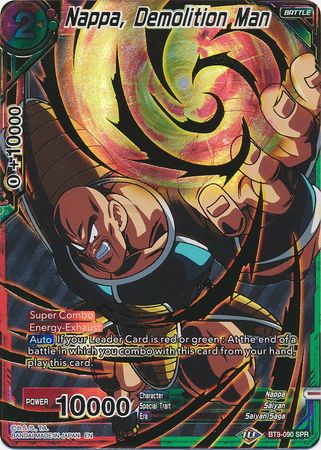 Nappa, Demolition Man - BT9-090 - Special Rare (SPR) available at 401 Games Canada