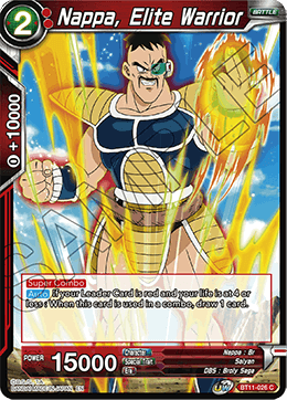 Nappa, Elite Warrior - BT11-026 - Common available at 401 Games Canada