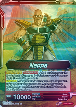 Nappa // Nappa & Saibaimen, the First Invaders - EB1-01 - Common (FOIL) available at 401 Games Canada