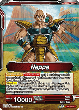 Nappa // Nappa & Saibaimen, the First Invaders - EB1-01 - Common available at 401 Games Canada